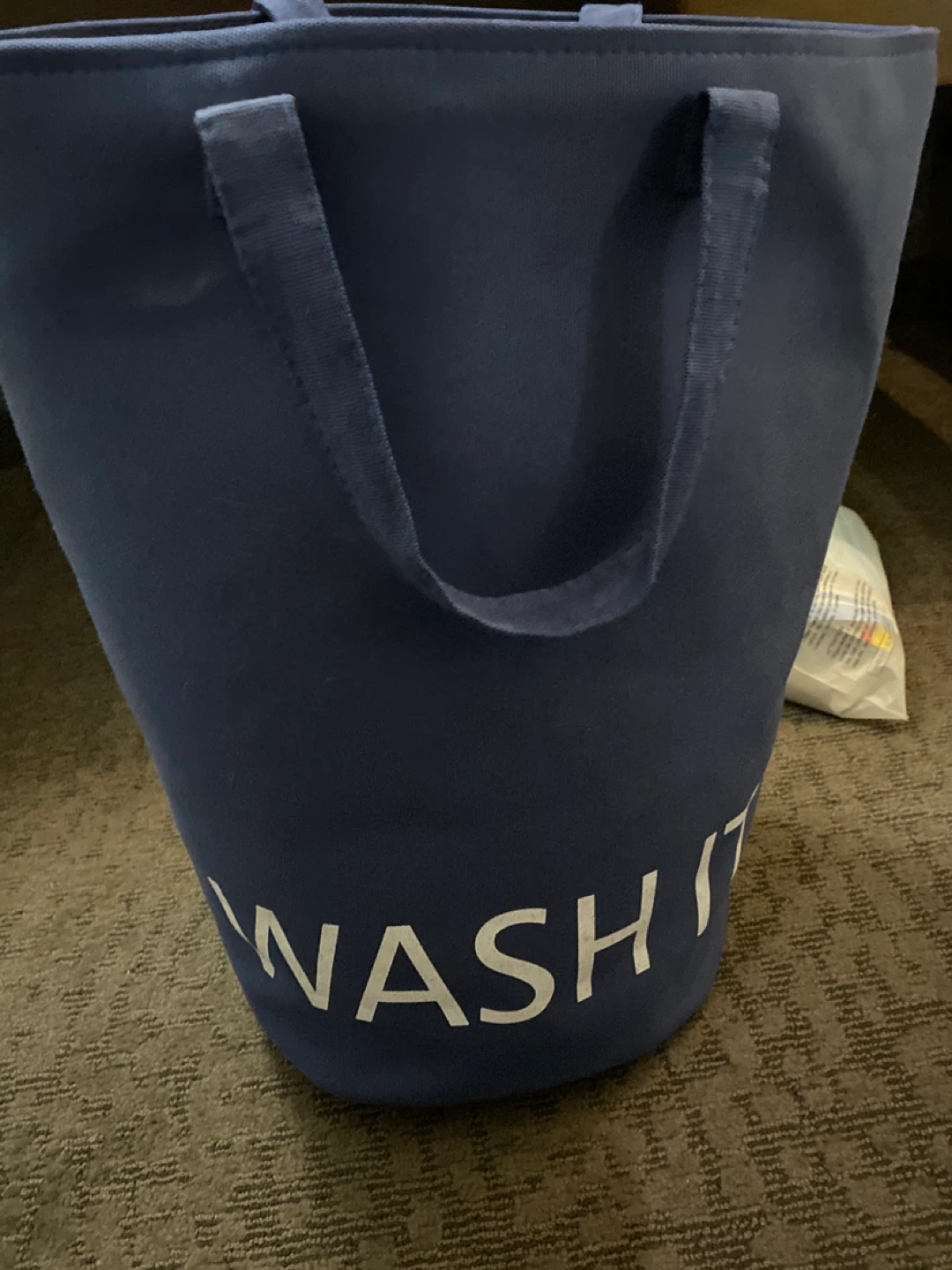 Blue Laundry Hamper