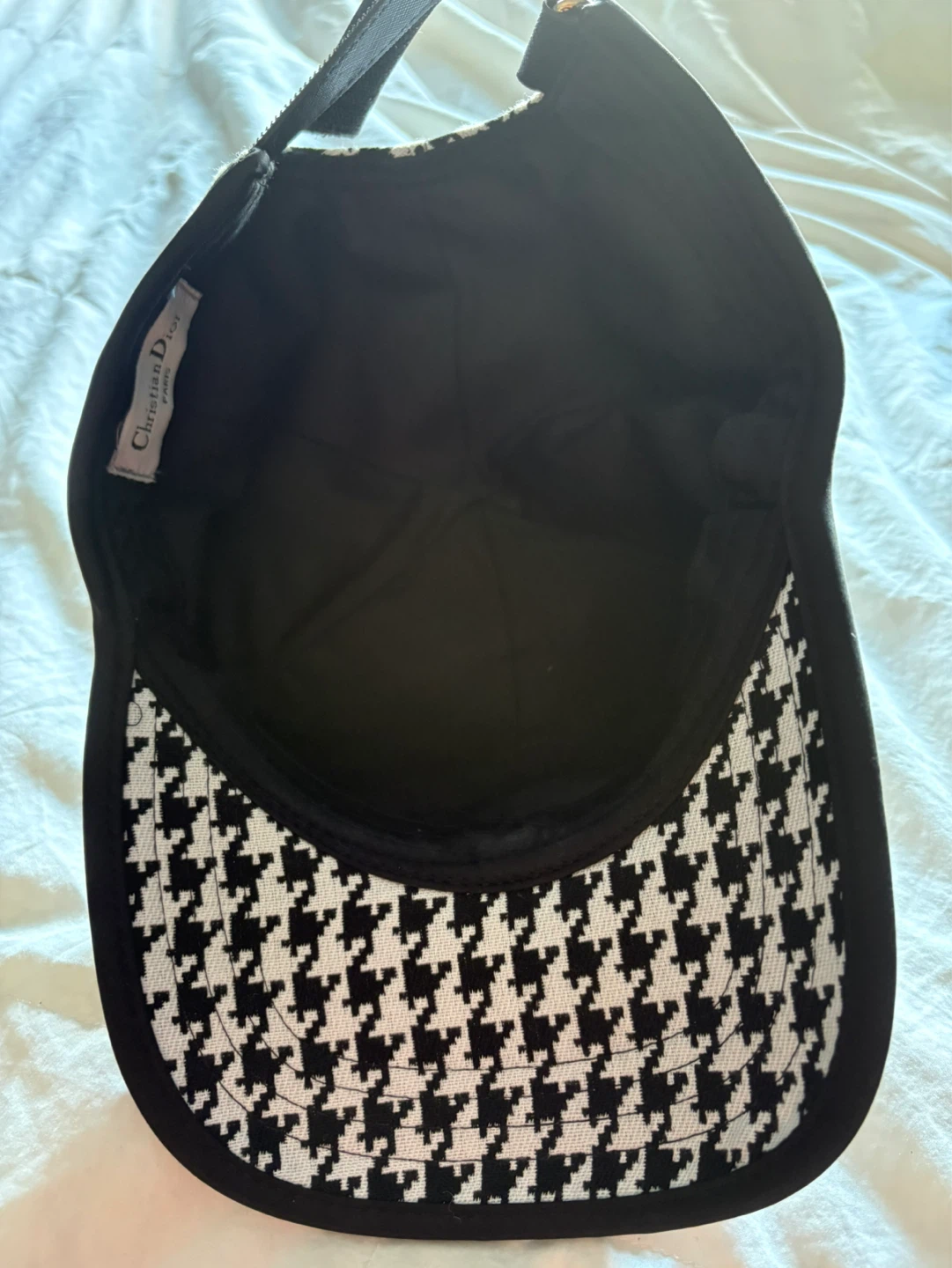 Christian Dior Houndstooth Baseball Cap - photo 4
