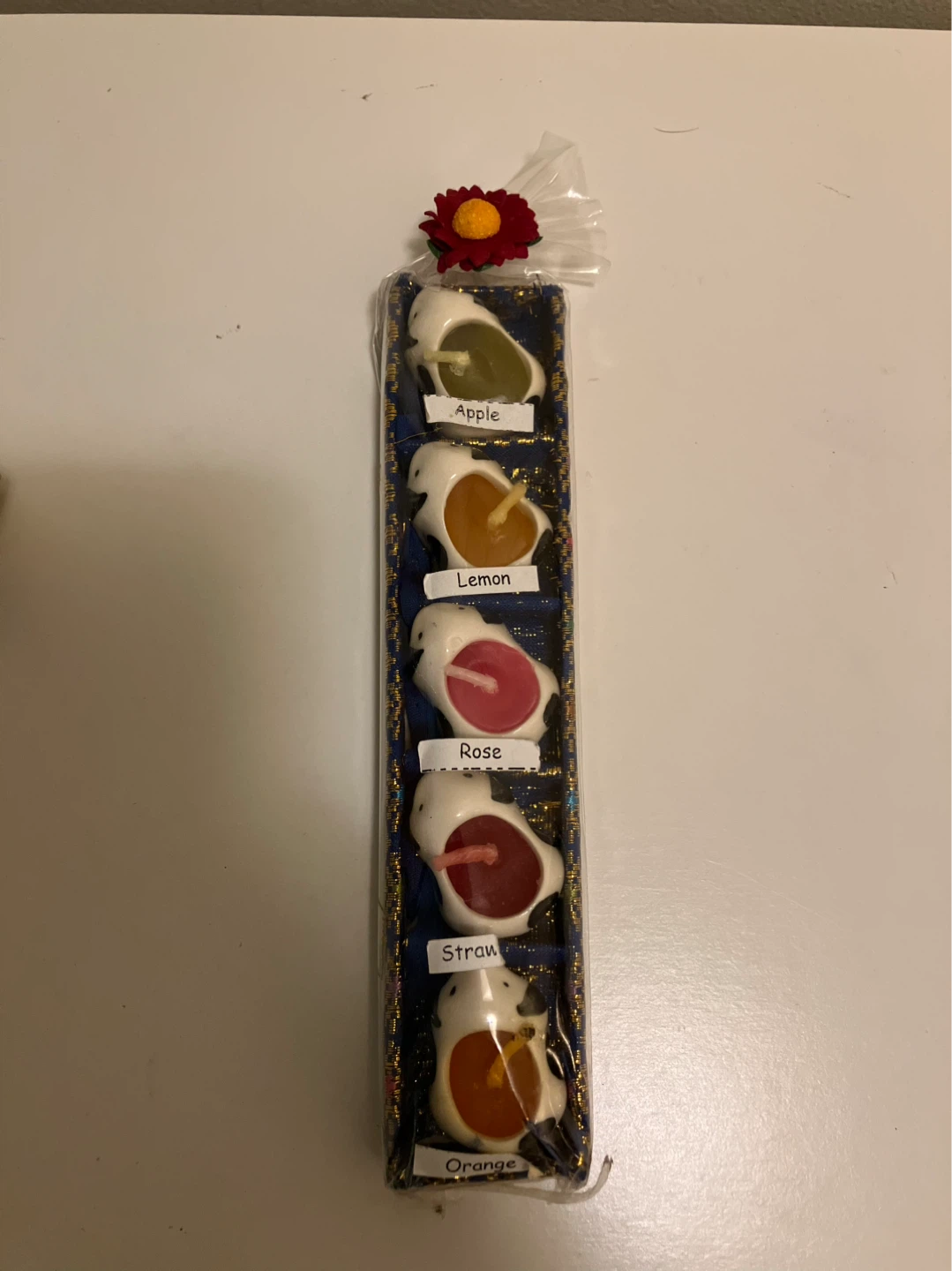 Set of 5 Scented Novelty Candles
