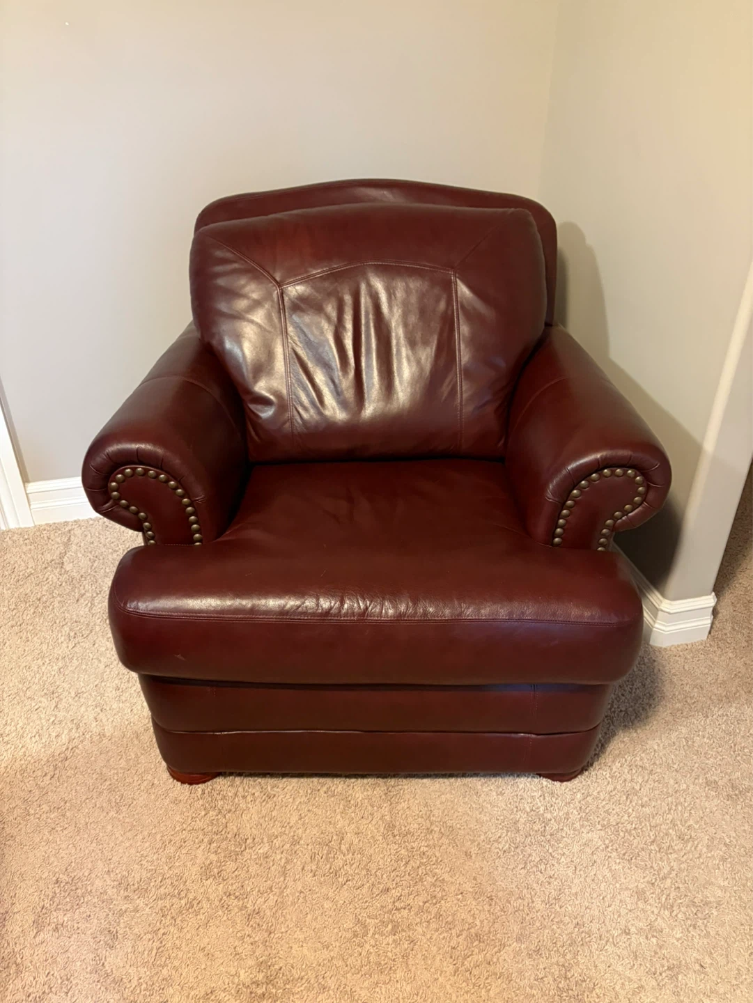 Real Leather Armchair - photo 3