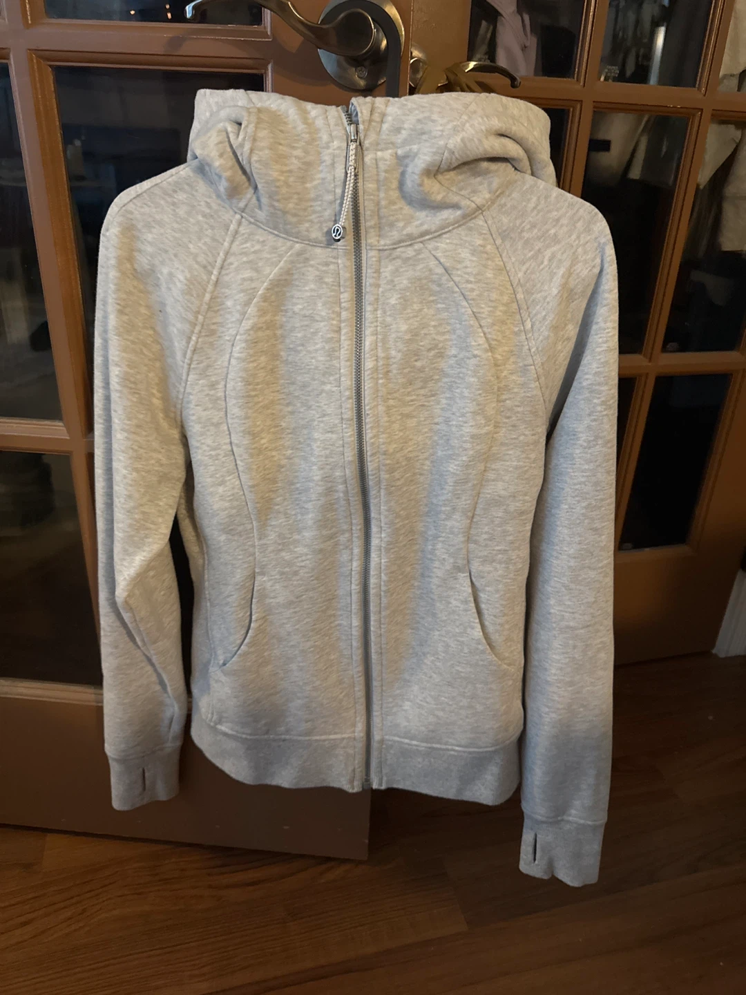 Lululemon Scuba Full-Zip Hoodie Heathered Core Ultra Light Grey