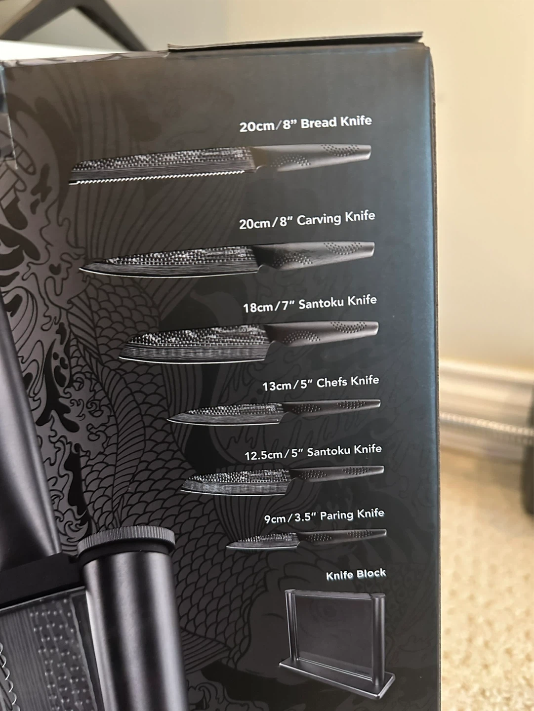 Cuisine::pro iD3 Black Samurai 7 Piece Knife Block Set - photo 5
