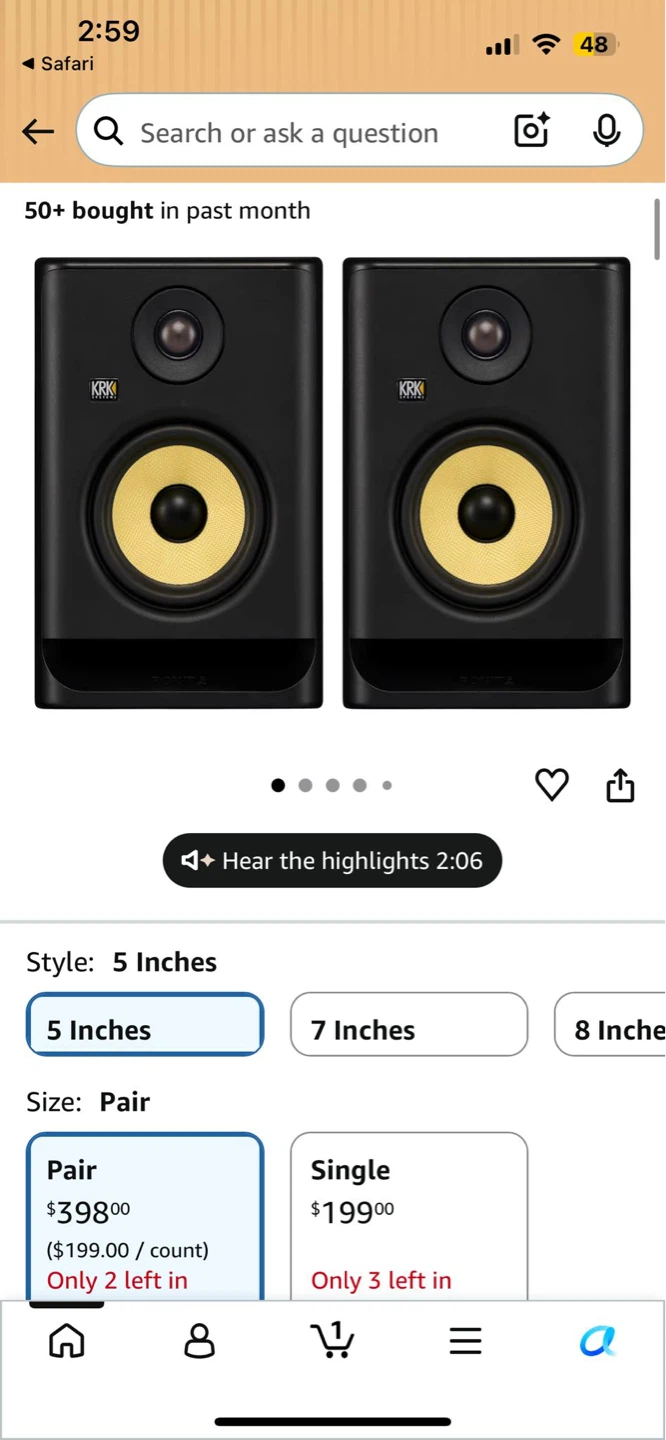 KRK Rokit 5 G3 Studio Monitors (Pair) - photo 2
