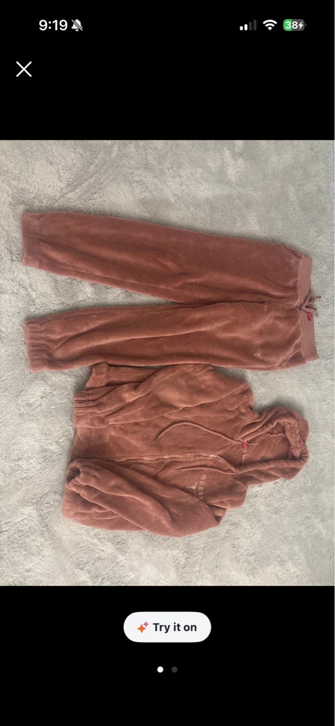 Guess Velour Tracksuit Set