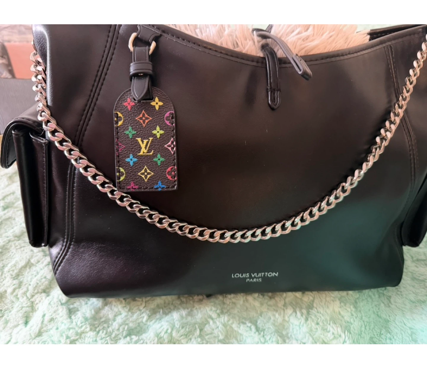 LV BLACK BAG CROSSBODY wallet & more - photo 5