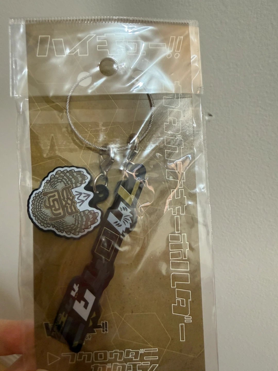 Gon Hunter x Hunter embroidered dog tag and Haikyuu keychain - photo 4