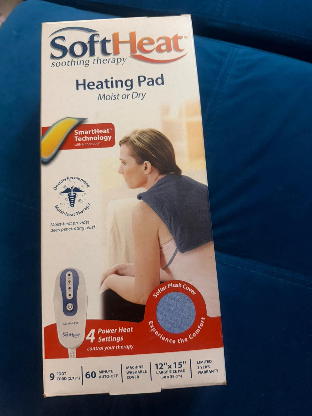 SoftHeat Soothing Therapy Heating Pad - Moist or Dry