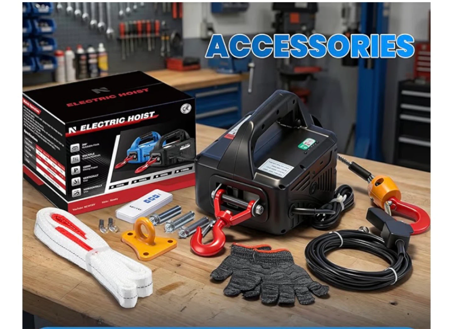 N Electric Hoist with Accessories