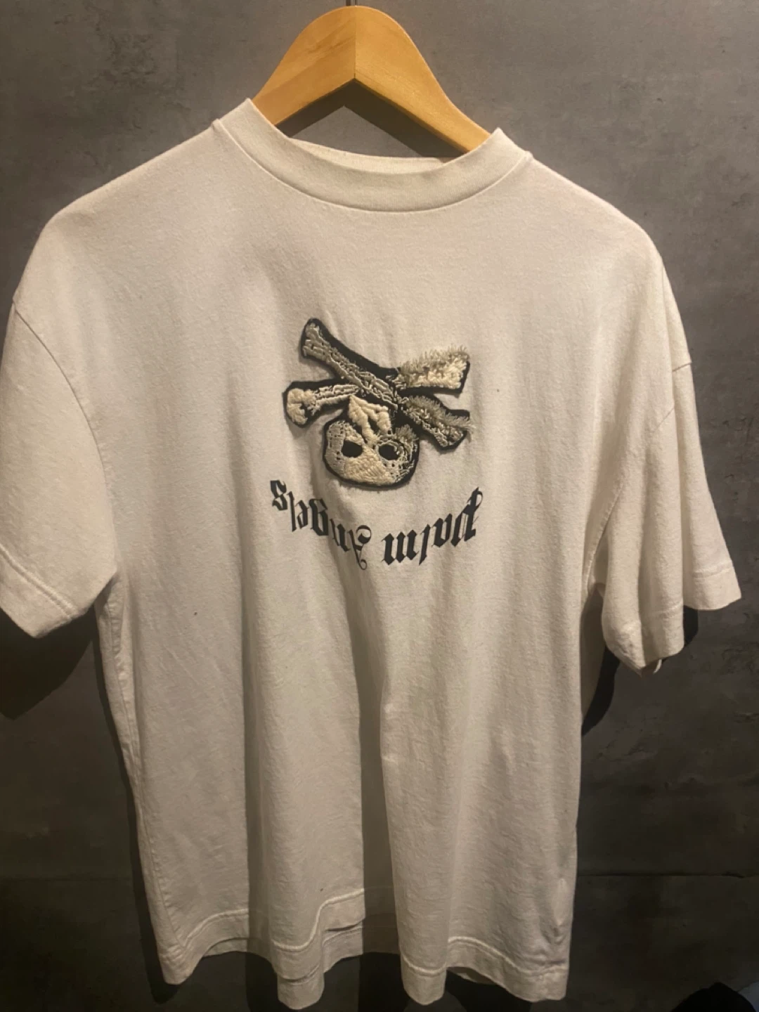Palm Angels White T-Shirt - photo 2