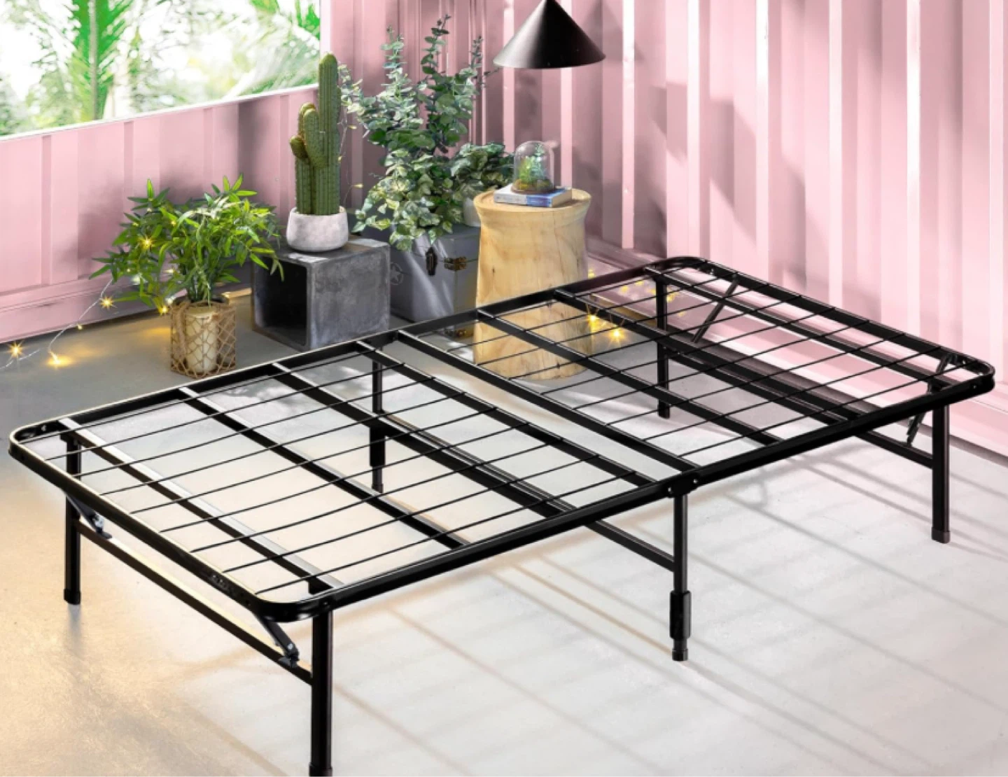 Folding Metal Bed Frame