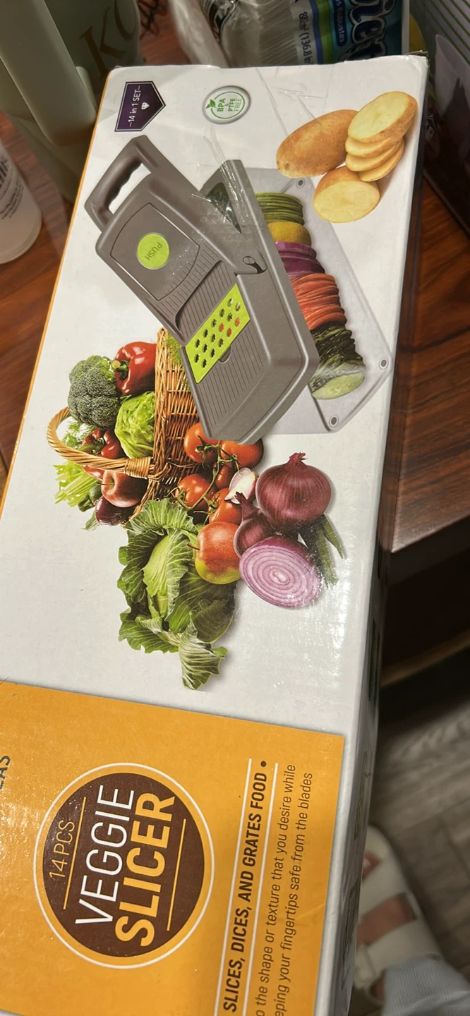 VEGGIE SLICER 14-Piece Dicer and Grater Set