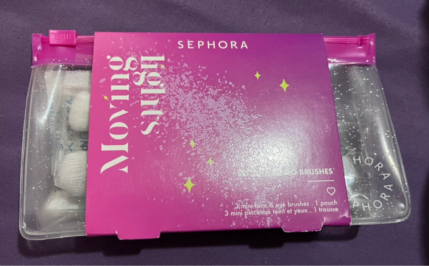Sephora Moving Lights 3 Mini Travel Brush Set