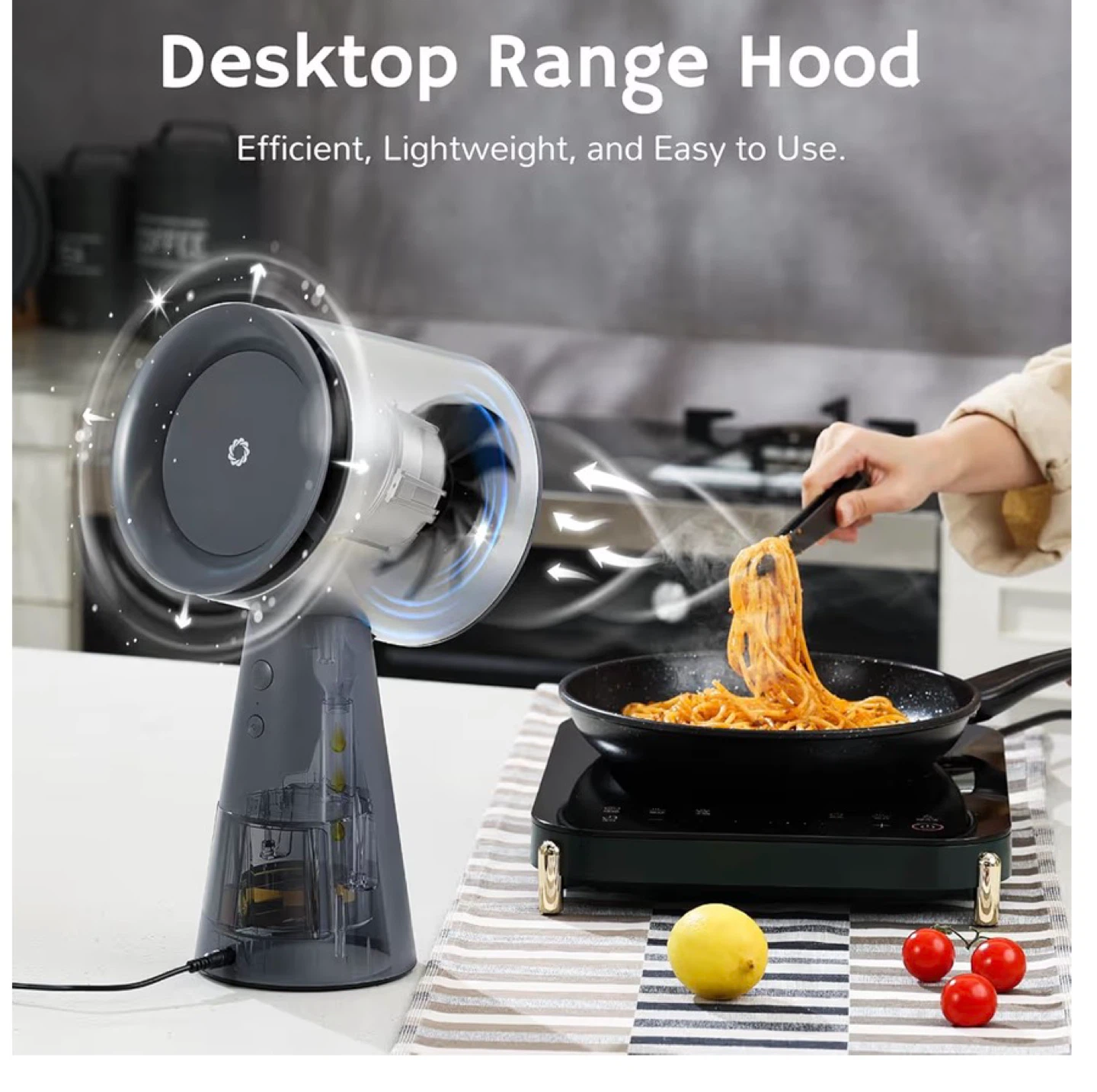 RH180 Portable Range Hood - Desktop Exhaust Fan P7R - photo 4