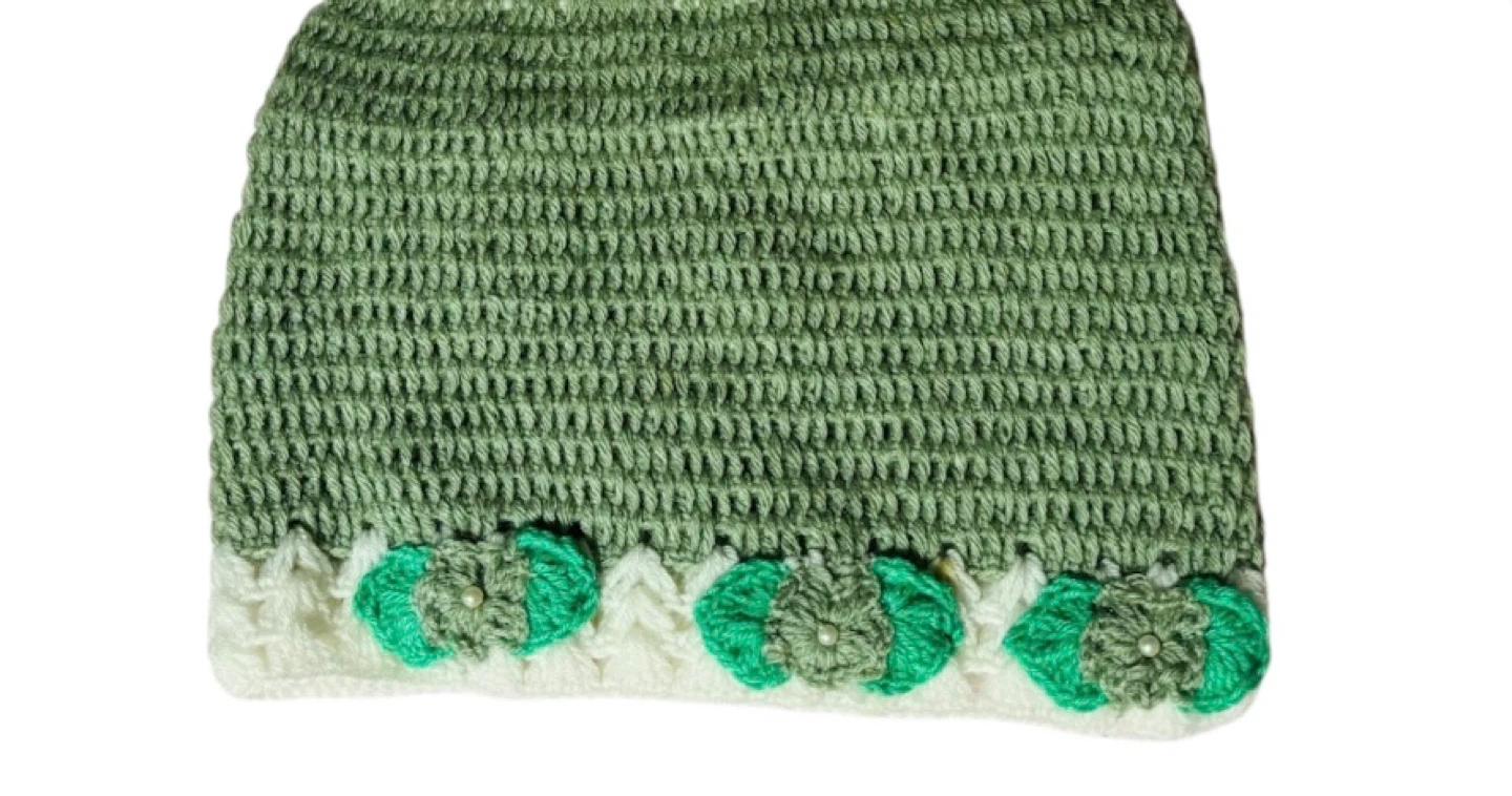 Hand knitted toddler sweater Dress - photo 3