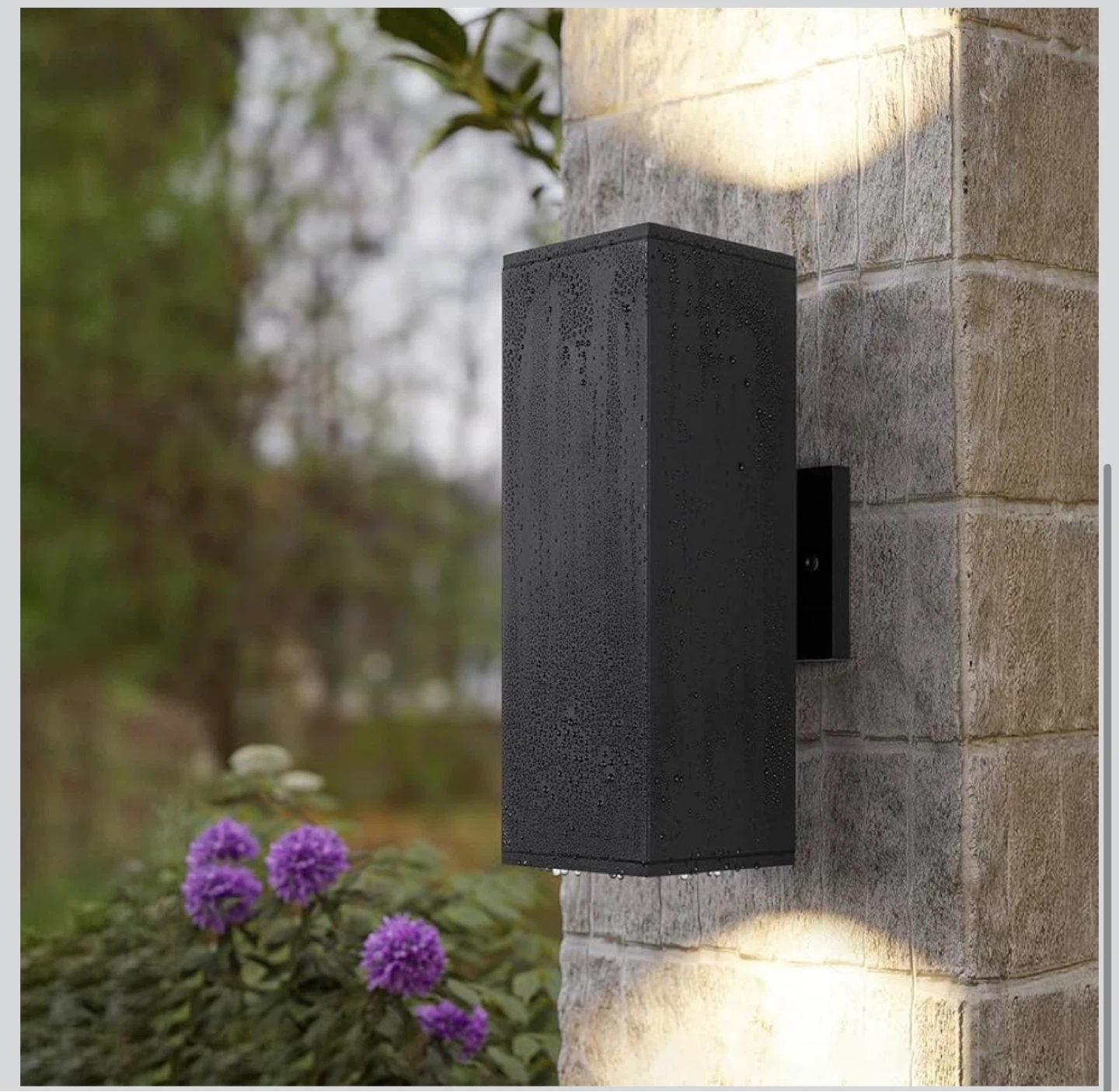 Modern Outdoor Porch Light Patio Light - Matte Black 14" OPL - photo 4