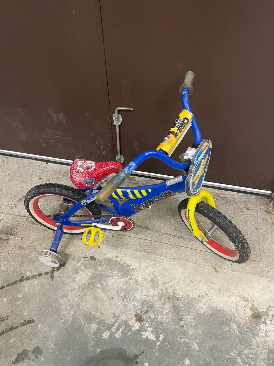 Blue Kids Bike with Training Wheels - photo 3