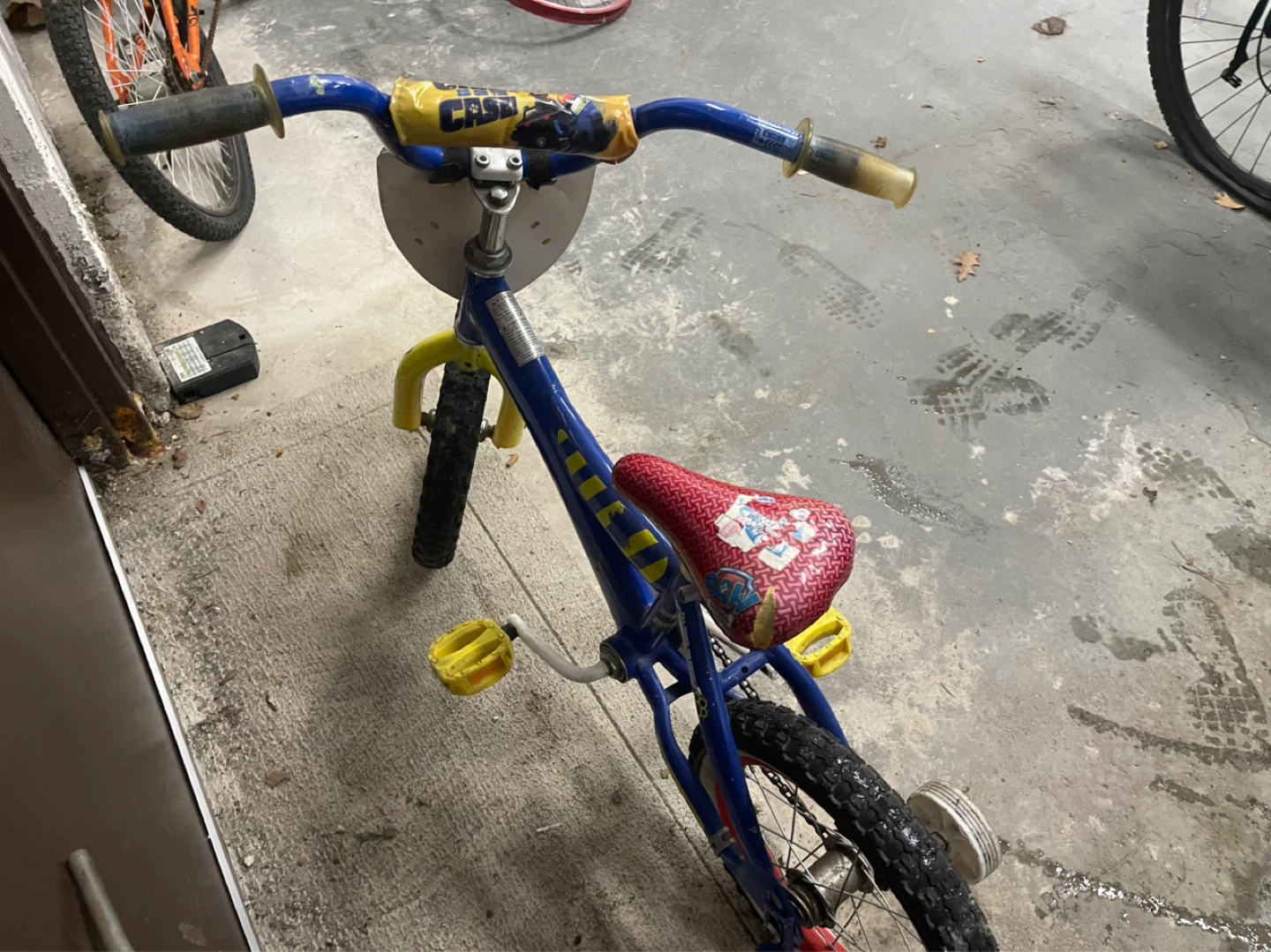 Blue Kids Bike with Training Wheels - photo 2