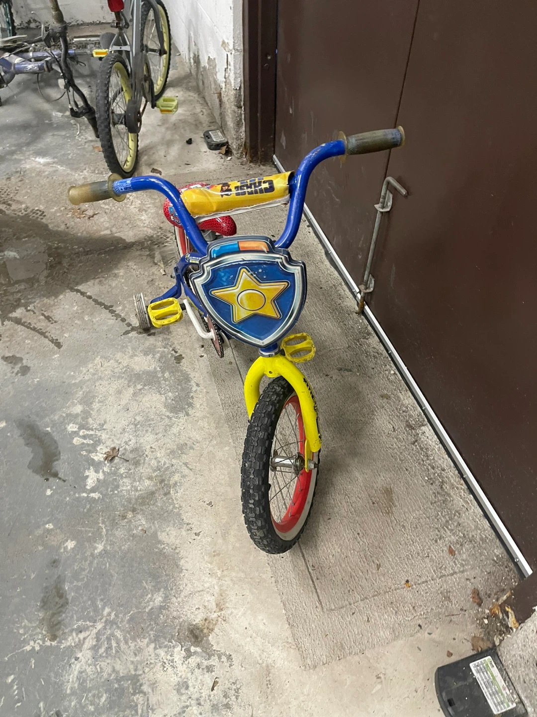 Blue Kids Bike with Training Wheels - photo 4