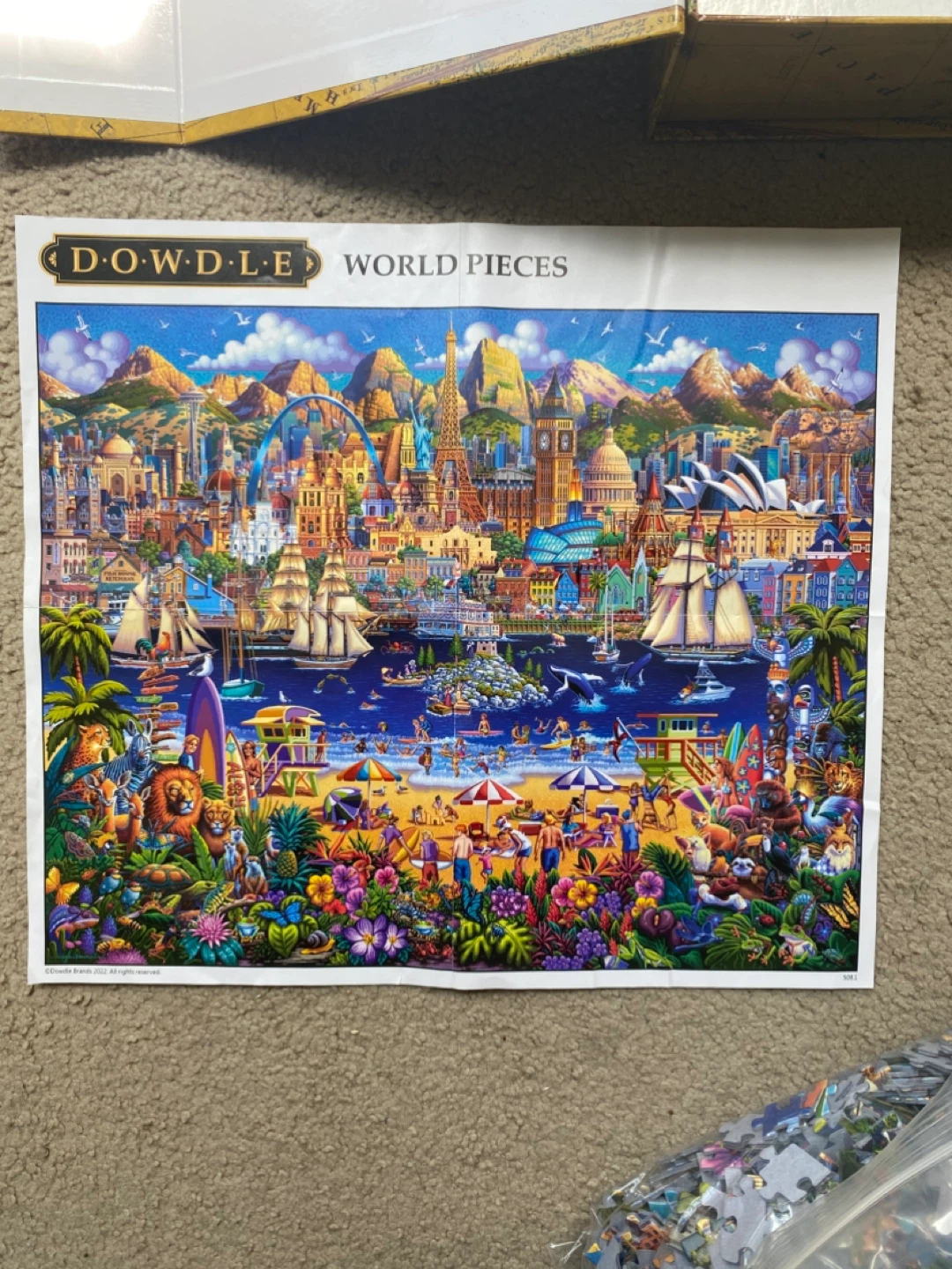 Dowdle Puzzles World Pieces Jigsaw Puzzle