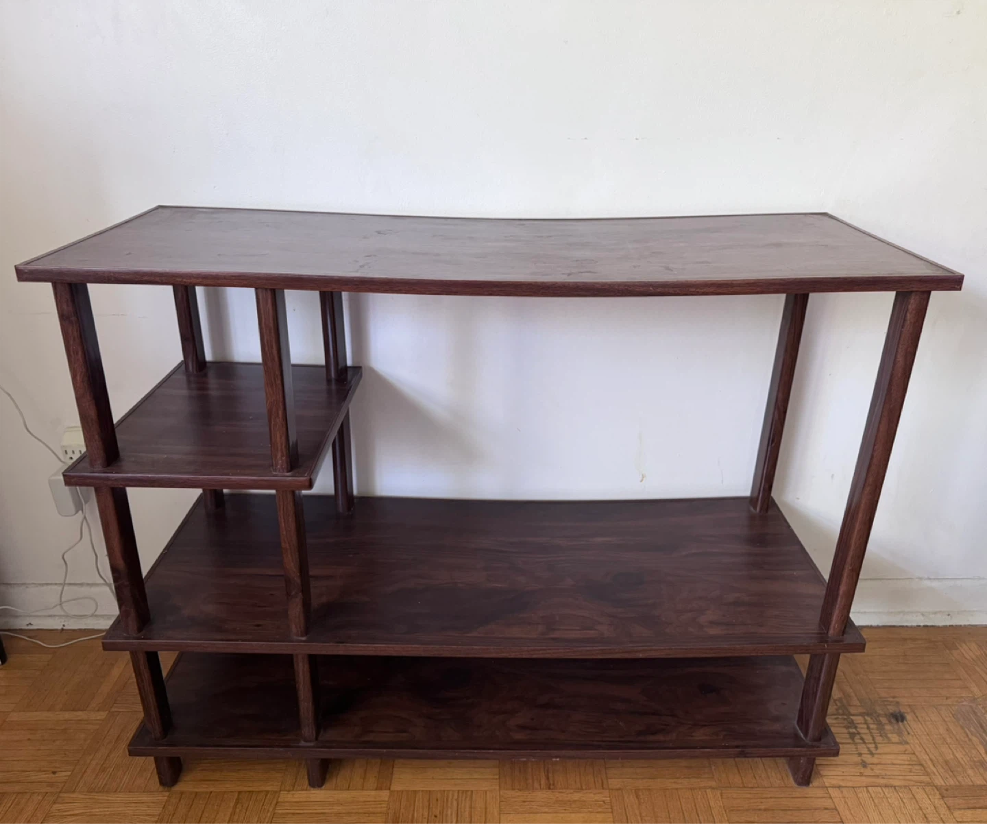Dark Wood Display Shelf