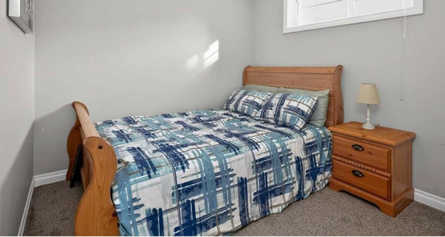 Bedroom Set – Bed Frame + Dresser + Mirror + Nightstand
