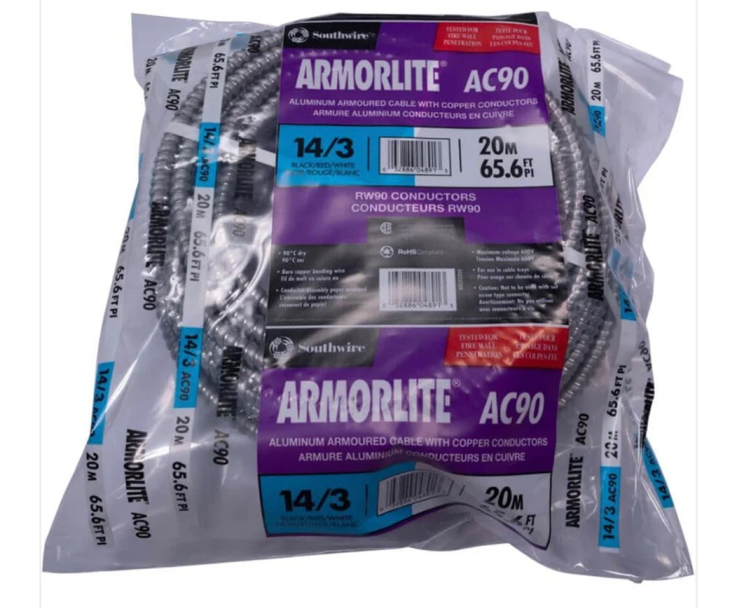 Southwire AC90 14/3 30M Armoured - photo 2