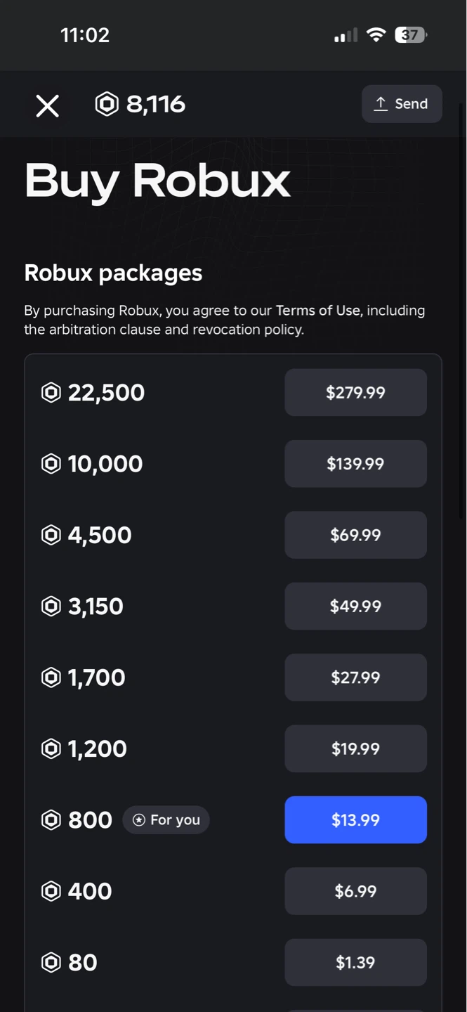 cheaper robux 8,000