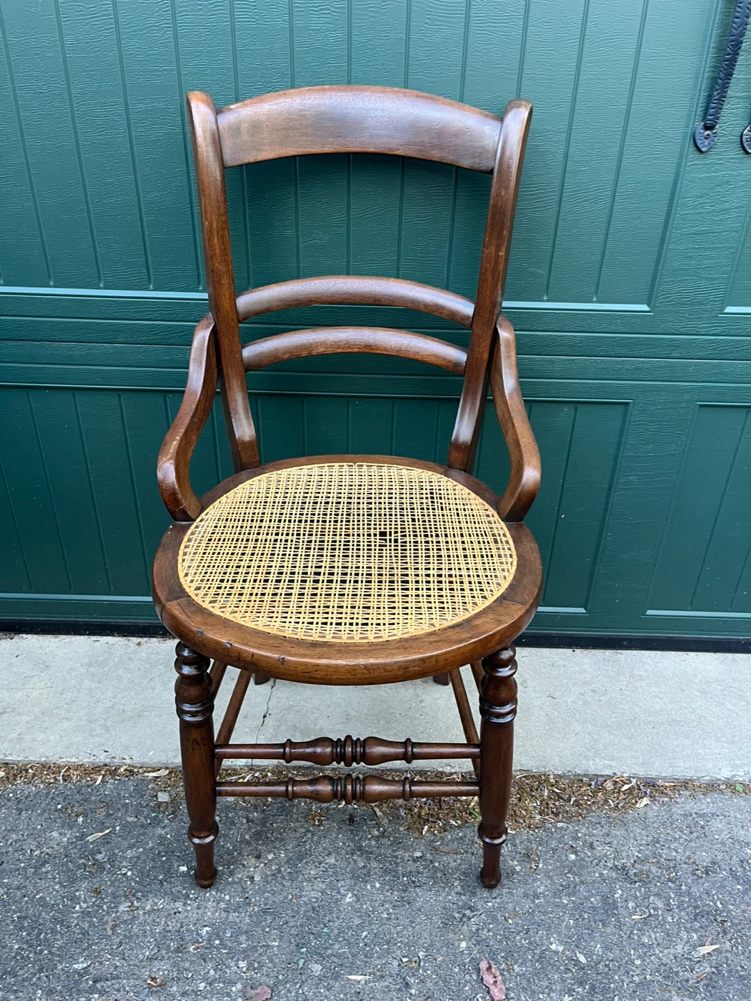 Chair with Wicker Seat