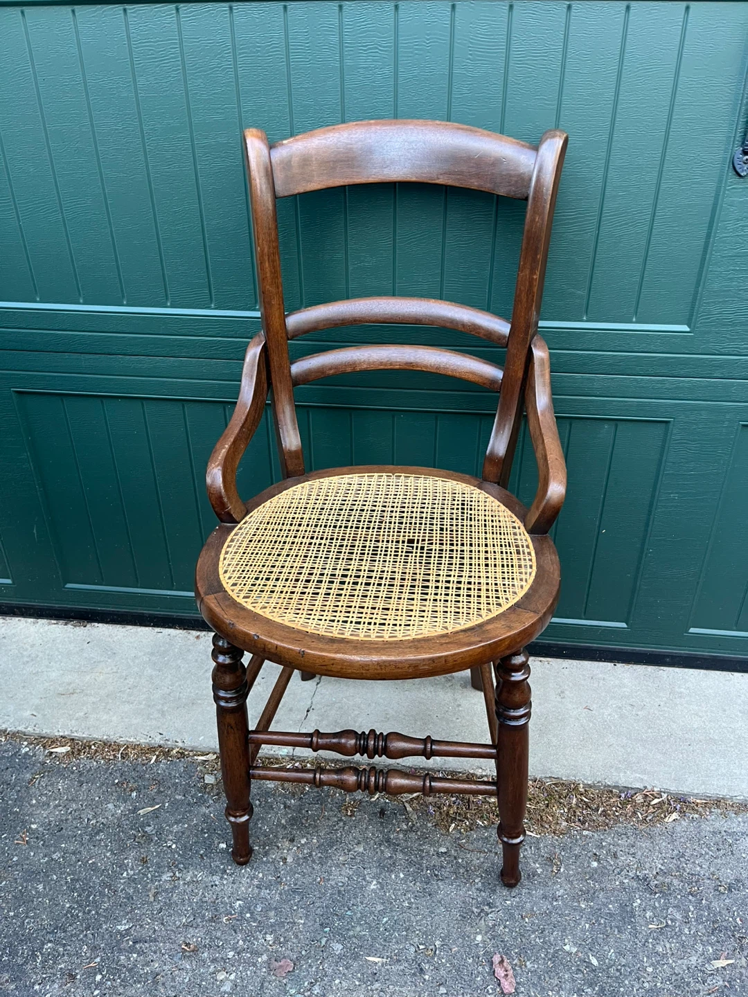 Chair with Wicker Seat - photo 2