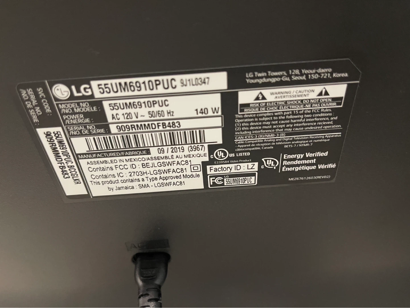 LG 55" 4K UHD Smart TV - photo 5