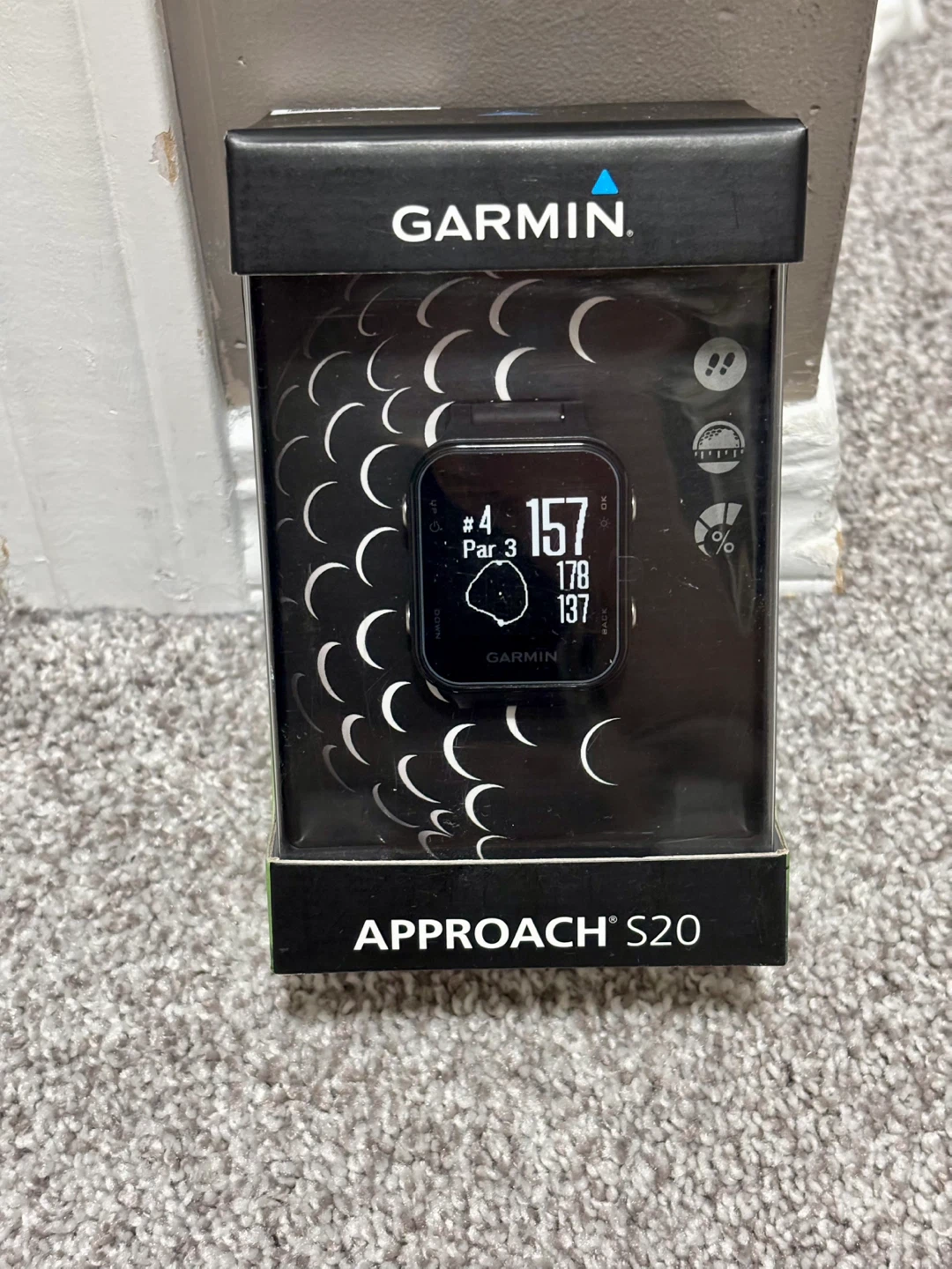 Garmin Approach S20 Golf GPS Watch, New