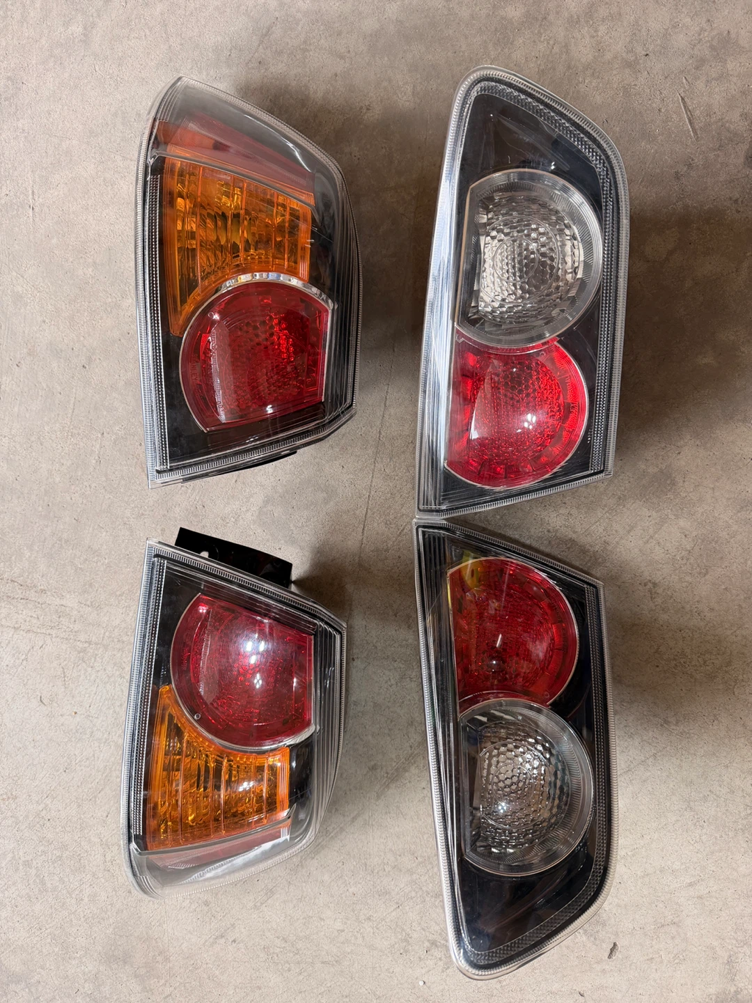 Set of 4 Tail Lights for Car