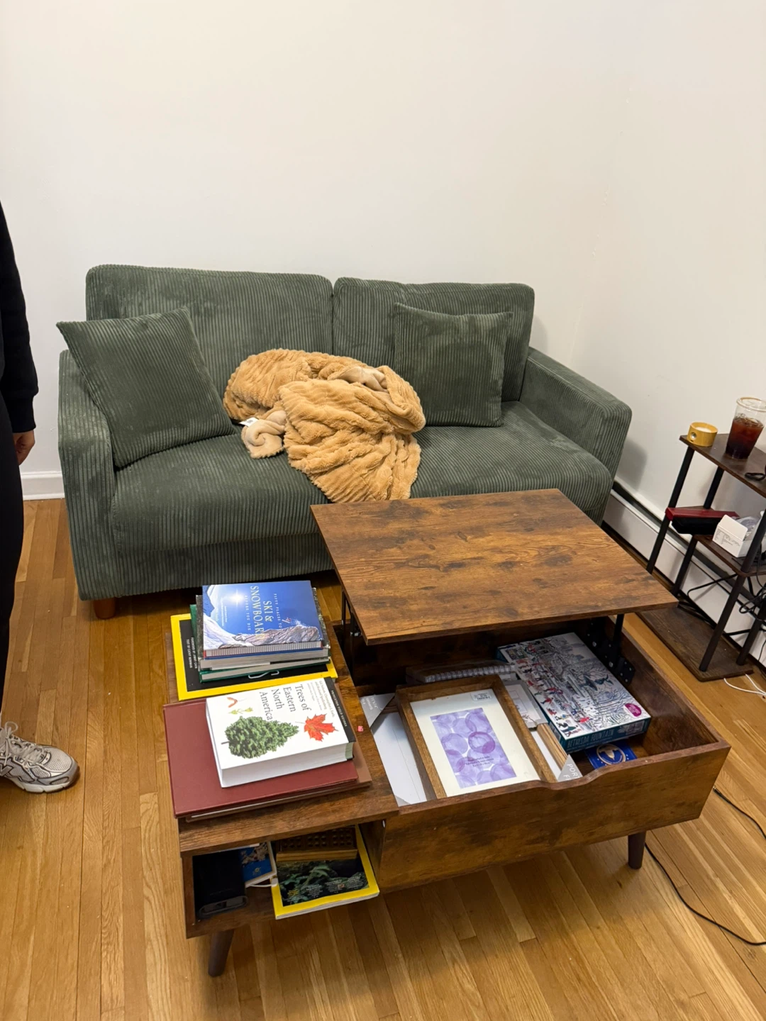 Lift Top Coffee Table with Storage - photo 2