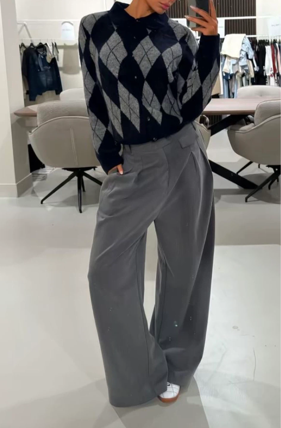Grey Dress pants