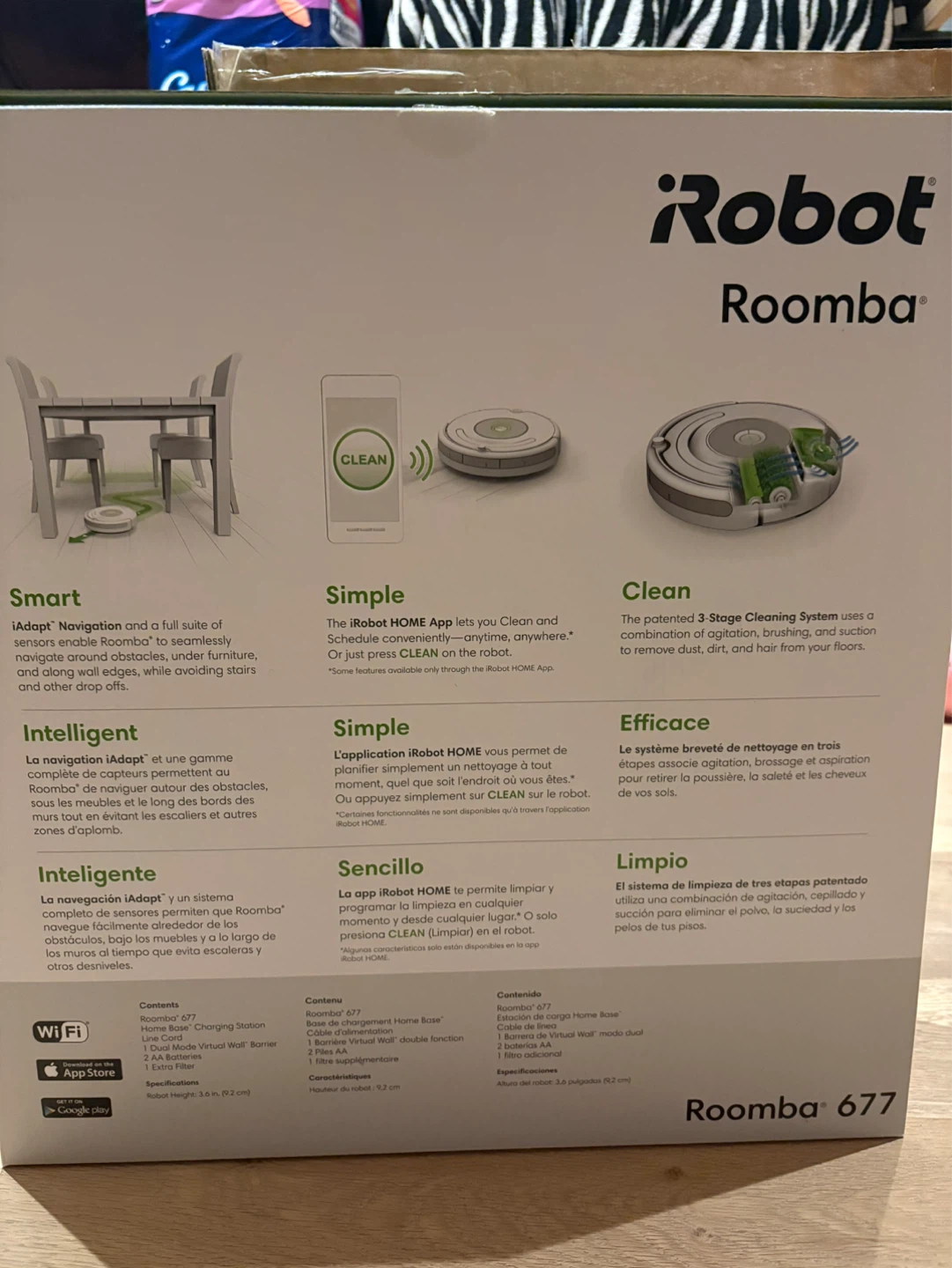 iRobot Roomba 677 Robotic Vacuum (Needs Repair) - photo 5