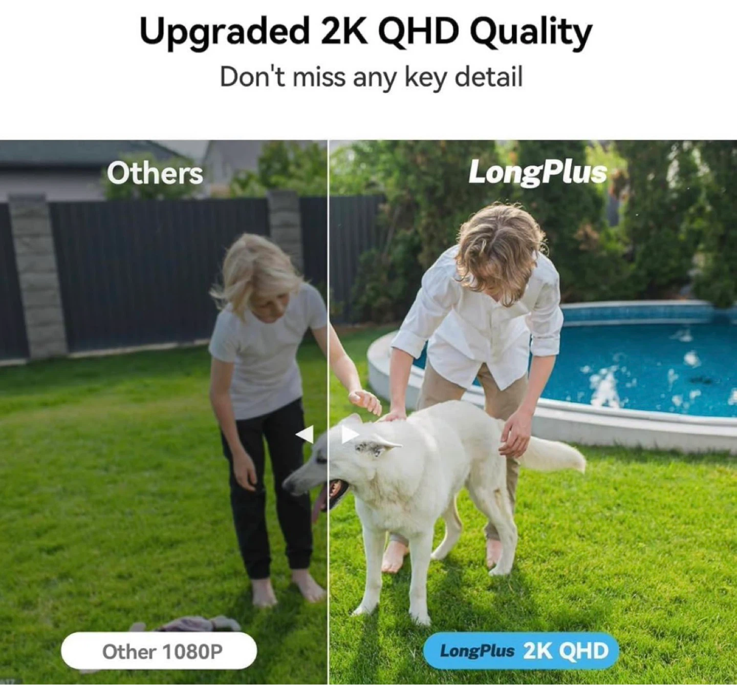 Brand new LongPlus 2K QHD Security Cameras - Color Night Vision - photo 3