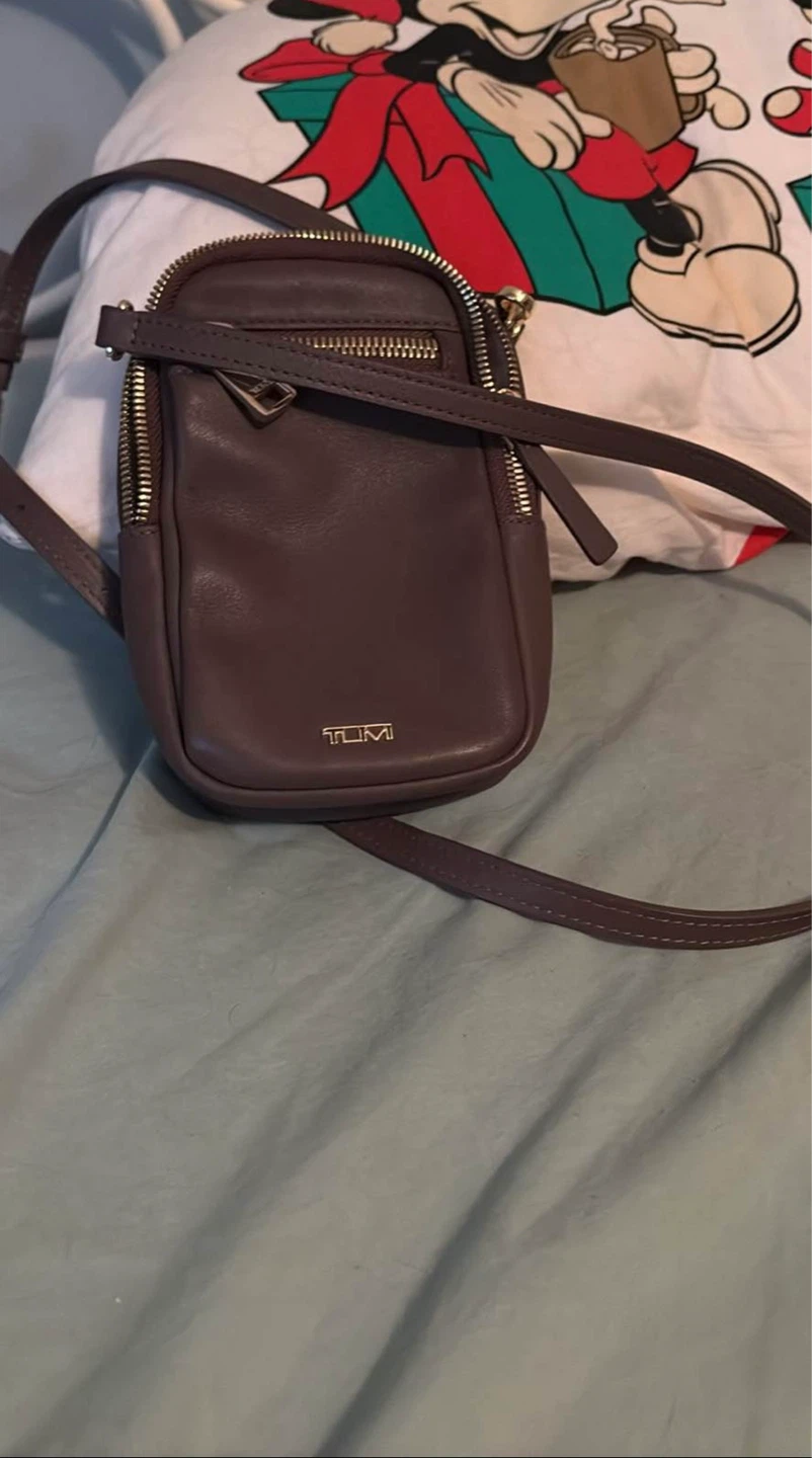 Women Tumi crossbody bag brown