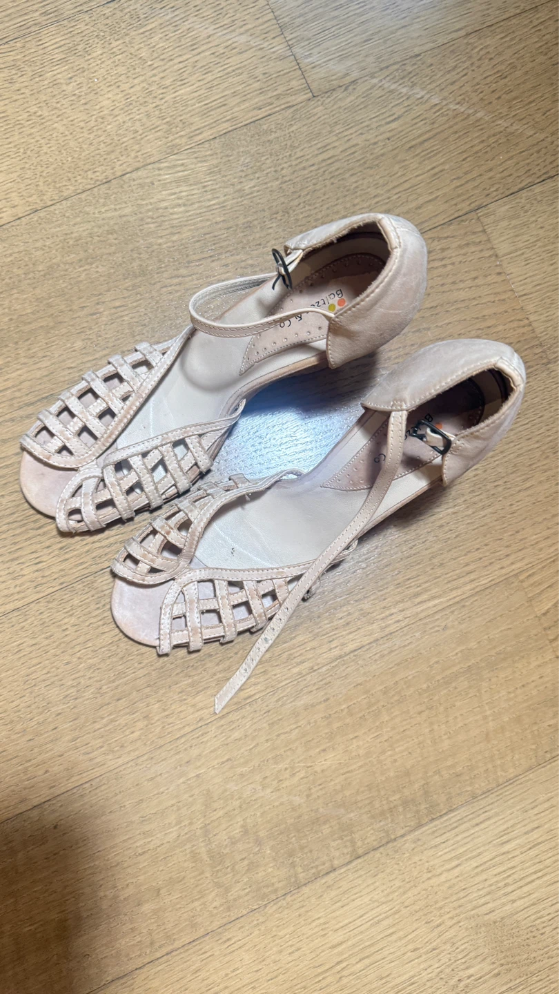 Strappy Cork Wedge Sandals