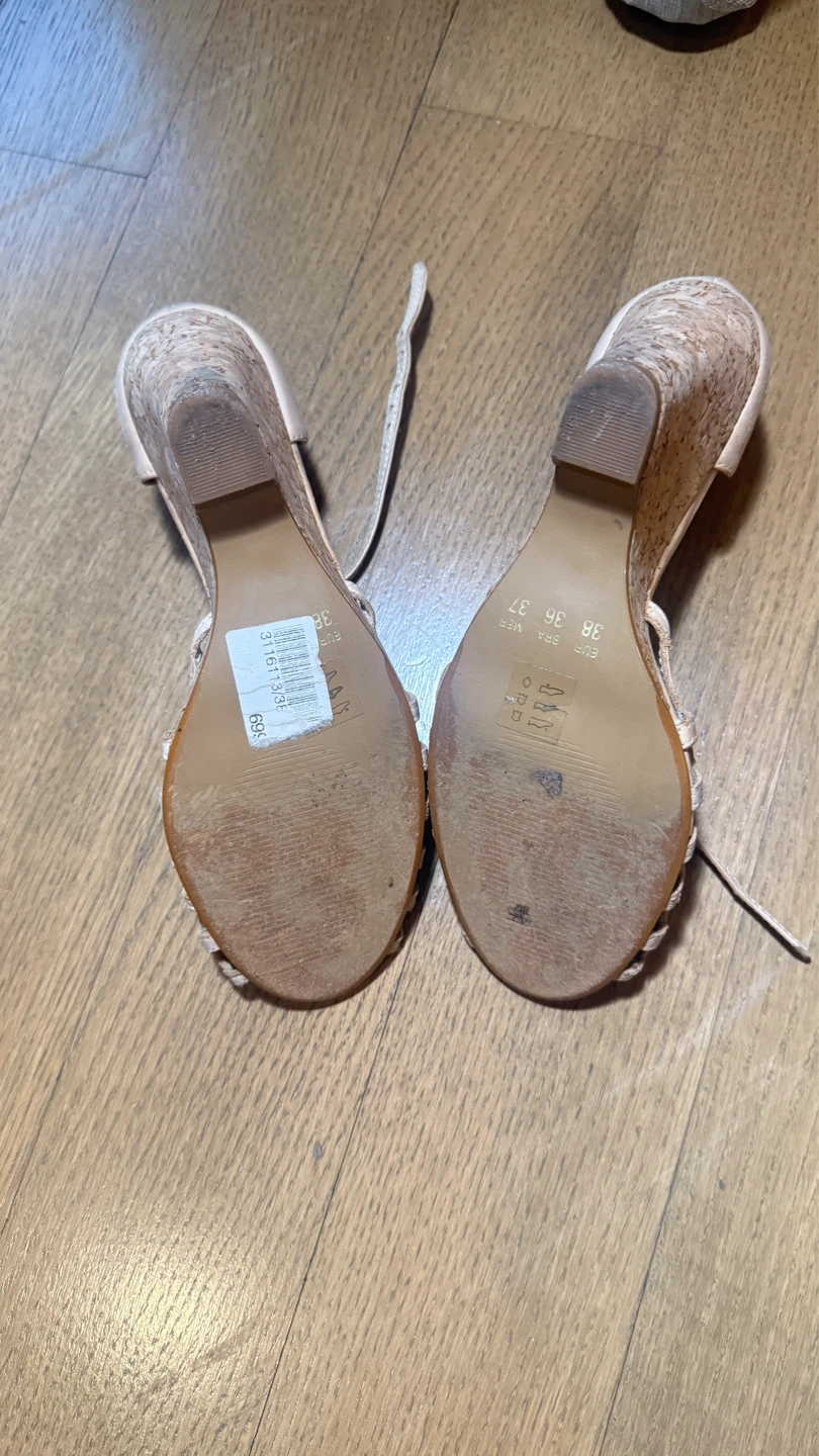 Strappy Cork Wedge Sandals - photo 3