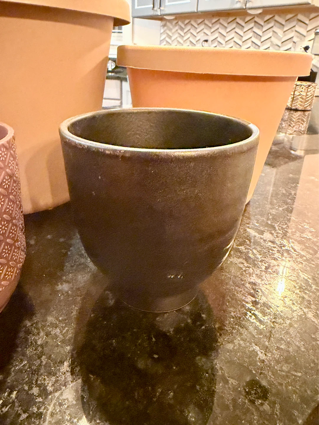 Assorted Small Planters - Various Colors and Textures - photo 4