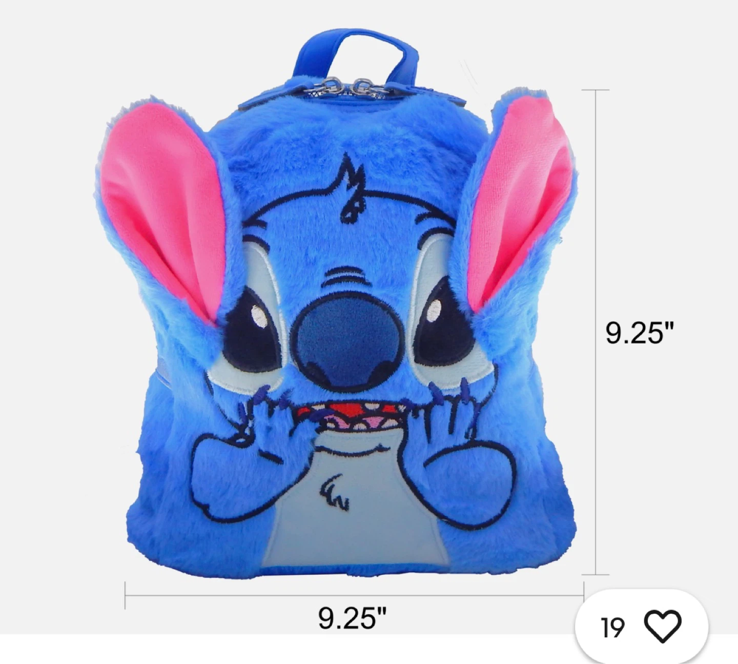 Brand new Disney Stitch Plush Mini Backpack - photo 3