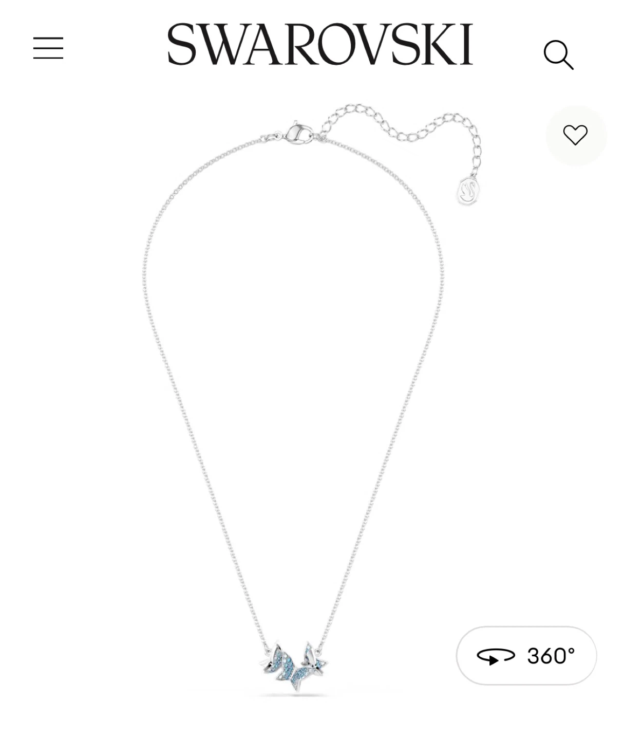 Swarovski Butterfly Sparkly Necklace - photo 2
