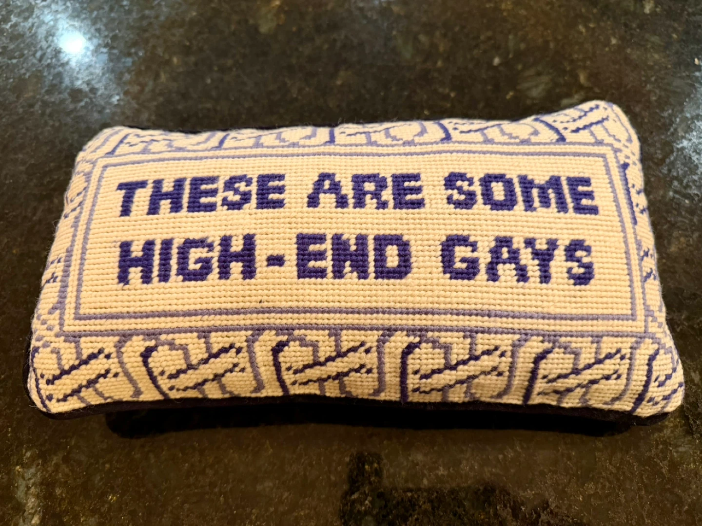 Furbish "These Are Some High-End Gays" Decorative Pillow