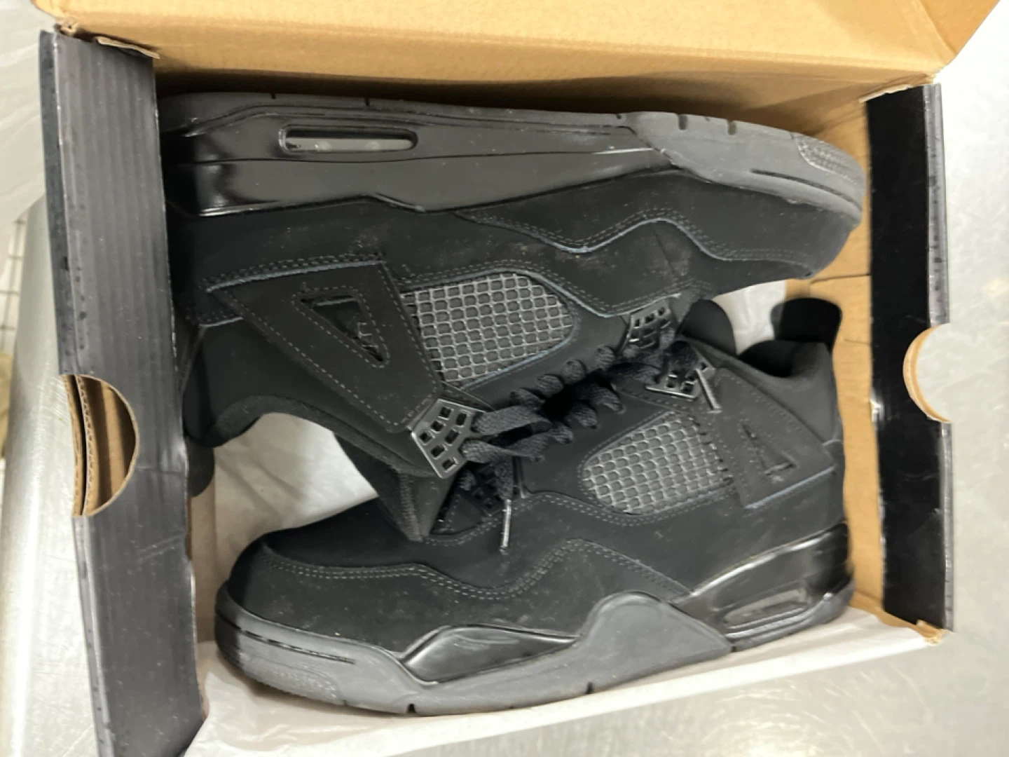Air Jordan 4 Retro SE Black  Men's Shoes