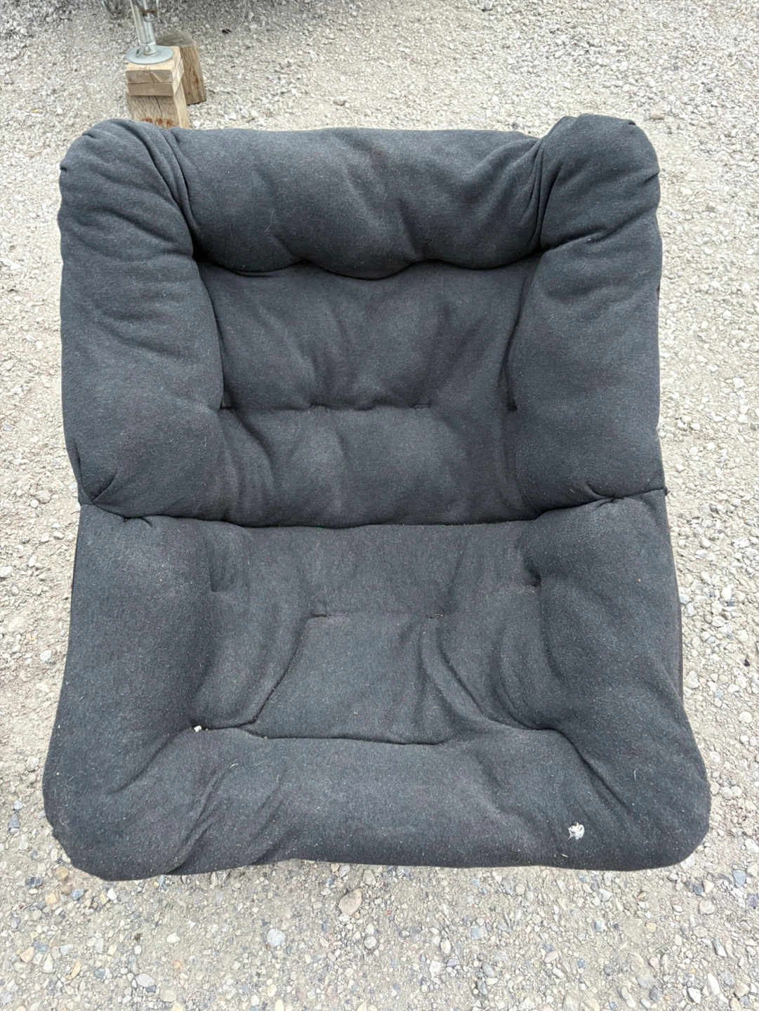 Black Padded Folding Chair