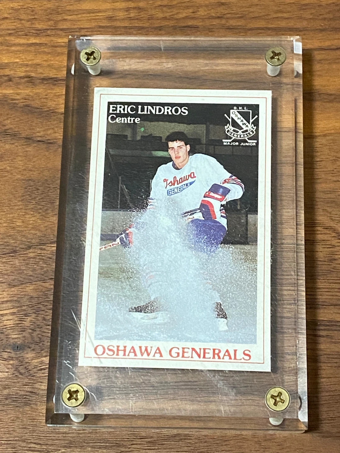 Eric Lindros Oshawa Generals Hockey Card