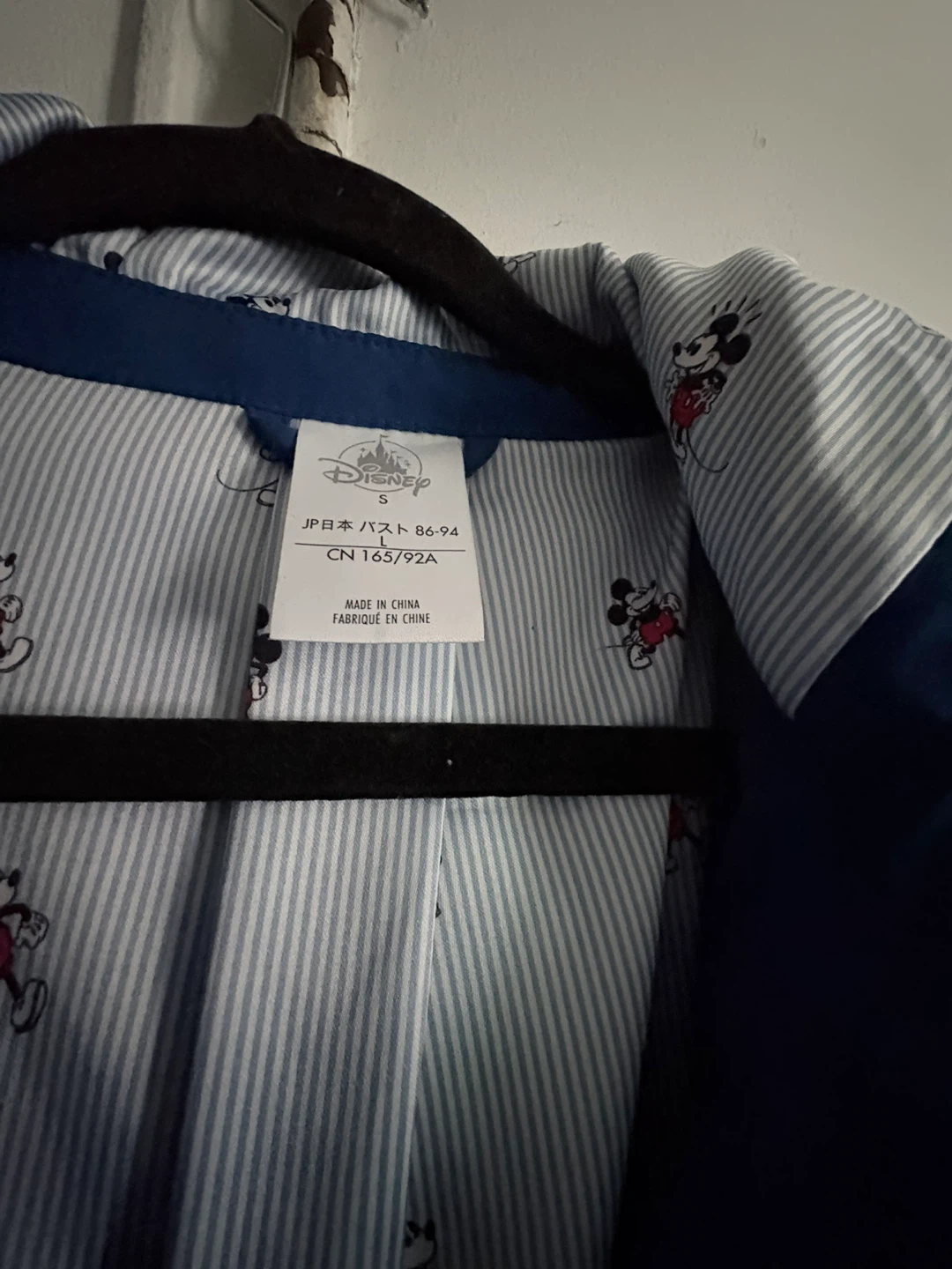 Disney Blue Mickey Mouse Anorak Jacket - Size S - photo 3