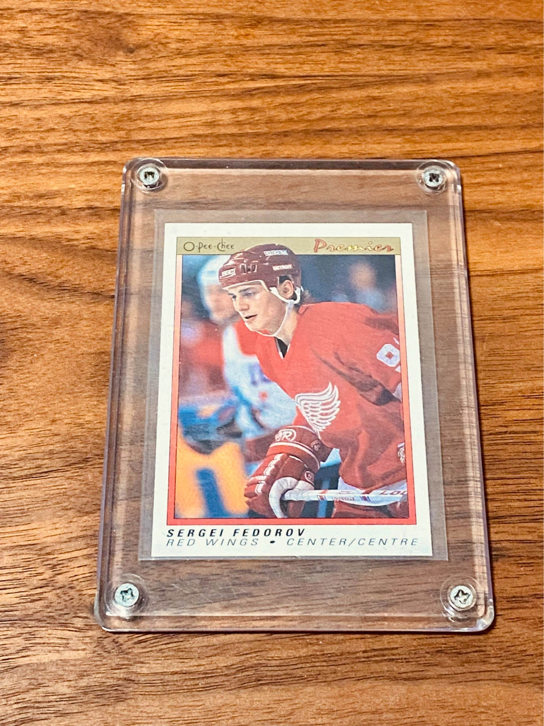 1991 Mint O-Pee-Chee Premier Sergei Fedorov Rookie Card - photo 3