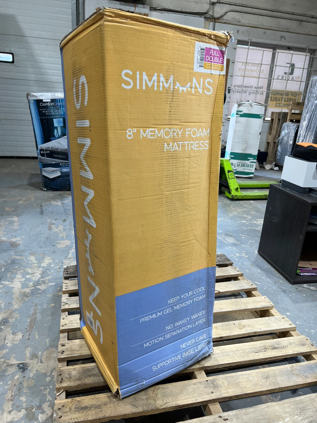 Simmons 20.3 cm (8 in.) Gel Memory Foam Full Double Mattress
