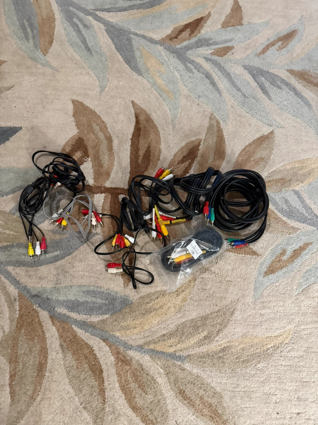 RCA CABLES + RCA TO 3.5MM JACK SET